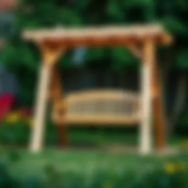 Assembling the swing frame