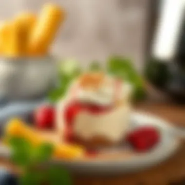 Healthy airfryer dessert, a tempting treat