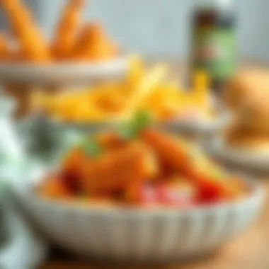 Perfectly cooked airfryer protein dish