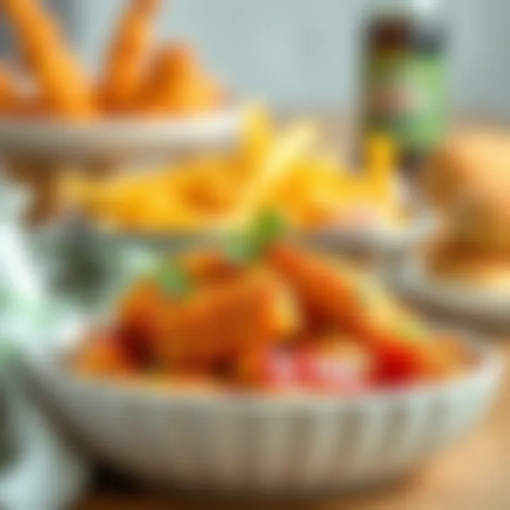 Perfectly cooked airfryer protein dish