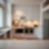 Clean and organized kitchen with built-in appliances