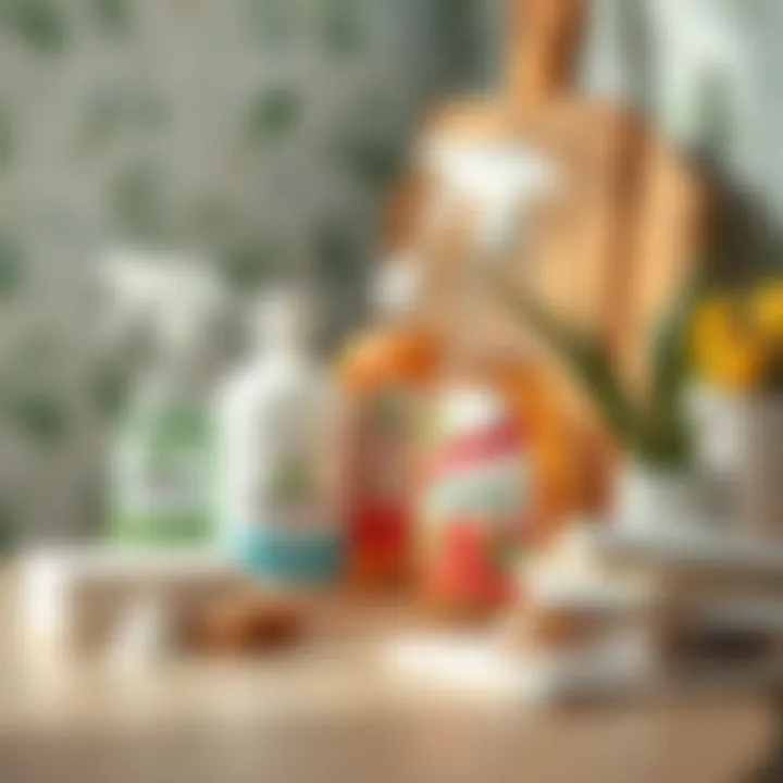 Selection of eco-friendly cleaning products for appliances