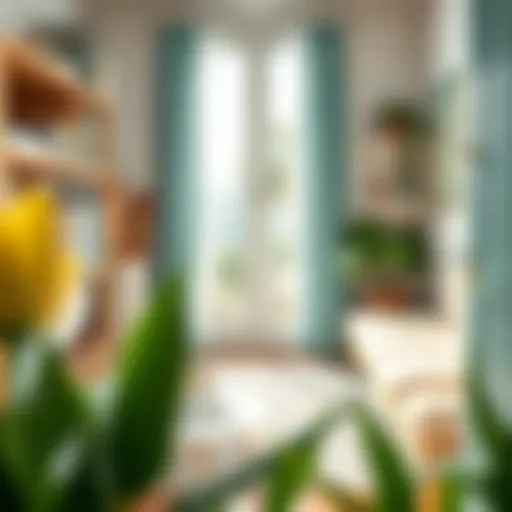 A fresh and organized room ready for deep cleaning