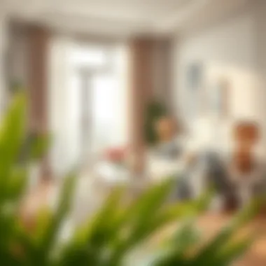 A serene and inviting living area post-cleaning