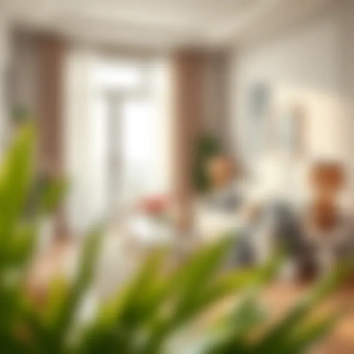 A serene and inviting living area post-cleaning