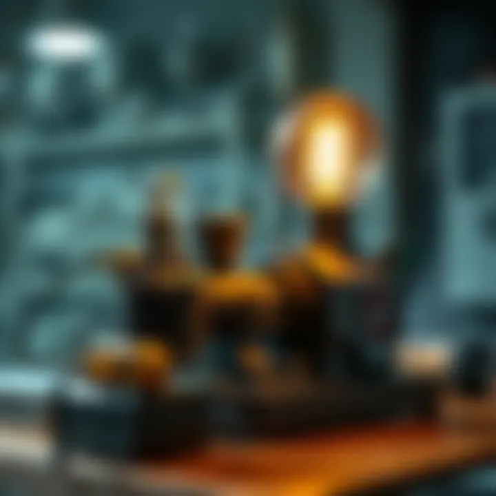 Modern technology integrating with simple machines