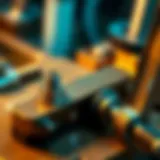 A simple lever demonstrating energy conservation