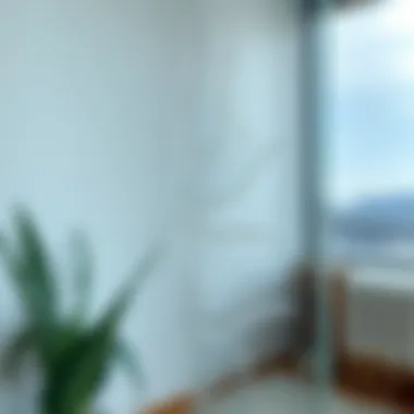 A sparkling clean glass surface post-cleaning