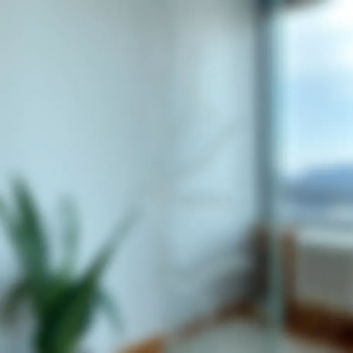 A sparkling clean glass surface post-cleaning