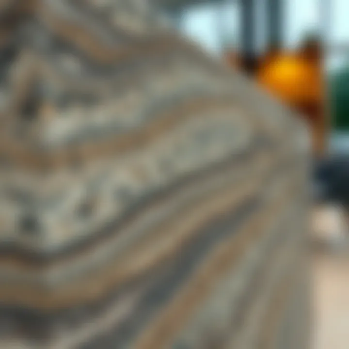 Textural Depth of Çimstone Granite Detailed view of Çimstone wood-look granite showing texture