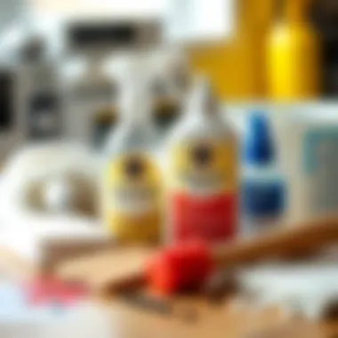 Cleaning supplies for ink removal