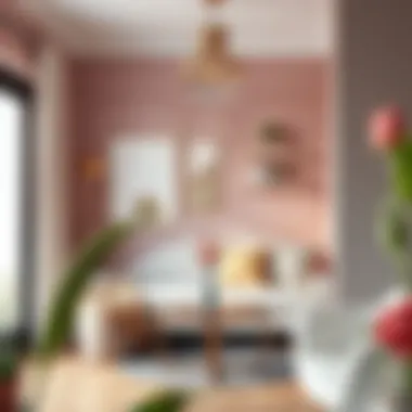 Stylish color palette enhancing a small space