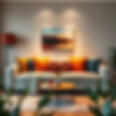 Decorative tips for arranging a sofa bed