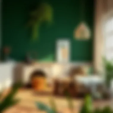 Artistic Representation of Green Shades An artistic representation of green shades and their psychological effects