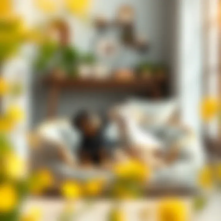 Stylish Dog Bed for Your Pet's Comfort Cozy dog bed design showcasing a stylish interior