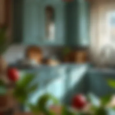 Creative cabinet door painting techniques