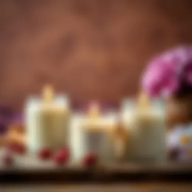 Finished scented candles