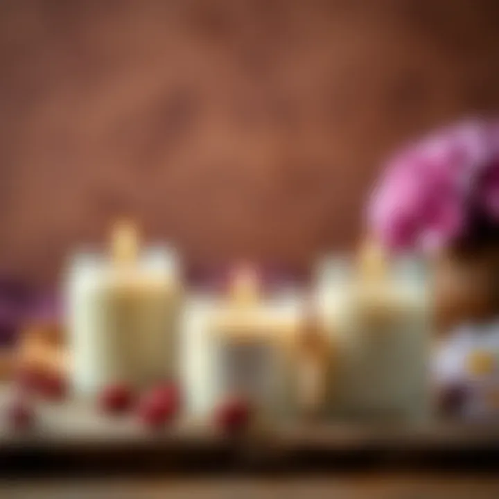 Finished scented candles