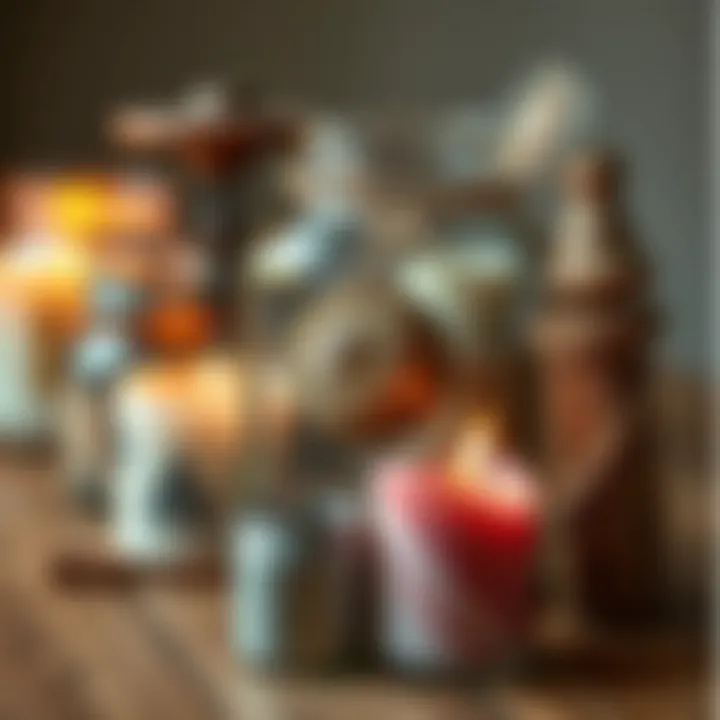 Recycled candle materials