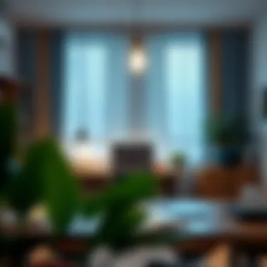 Creative lighting solutions for a home office