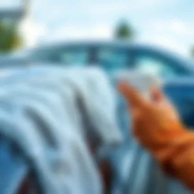 Proper drying methods post car wash