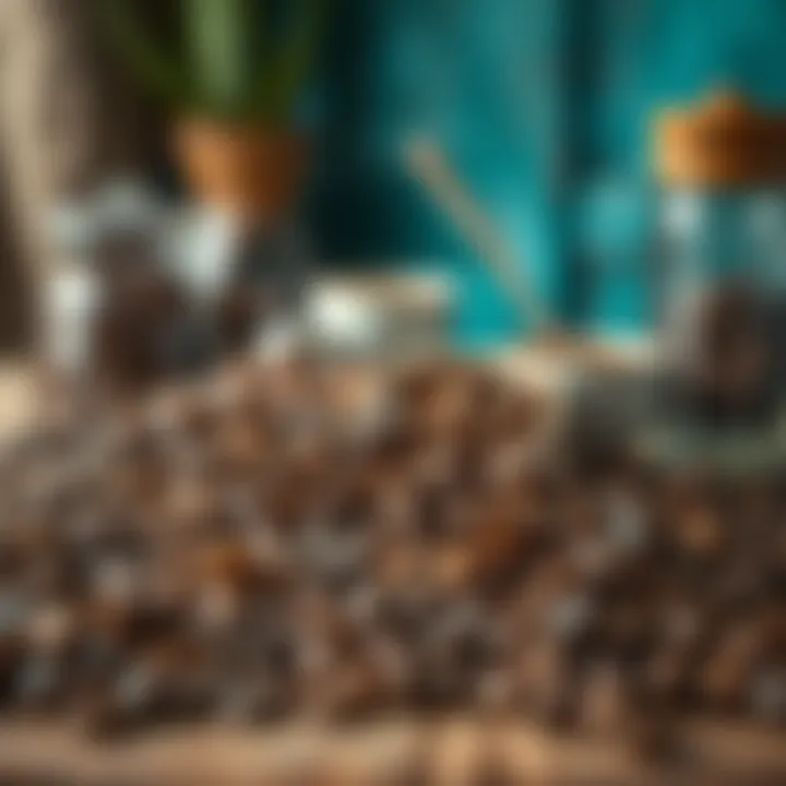 Selection of Gourmet Coffee Beans Gourmet coffee beans selection in a vibrant setting