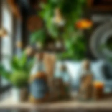 DIY project using recycled items for home decor