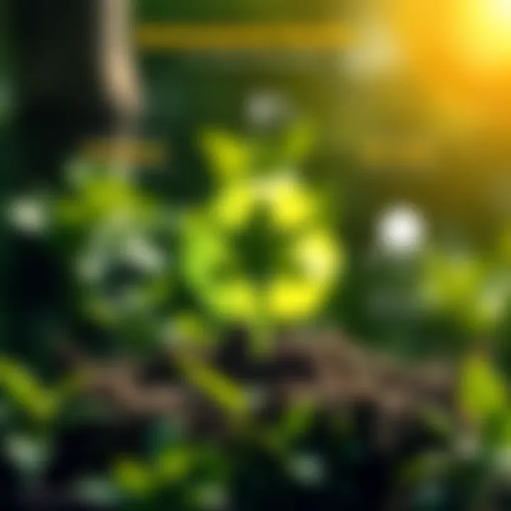 Infographic about recycling benefits for the environment