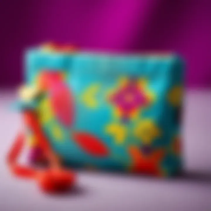 Modern Design of Groom's Pouch Modern design of groom's pouch with vibrant colors