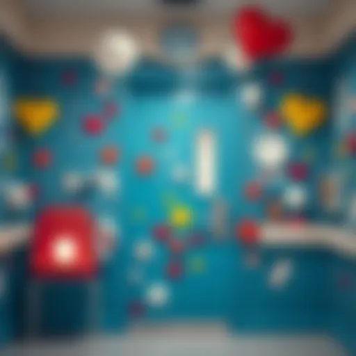 Beautifully crafted hospital door decorations showcasing creativity