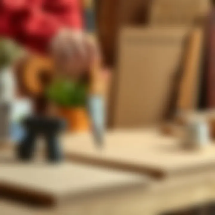 MDF being used in a DIY project