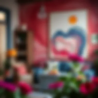 Mood-enhancing color combinations in art