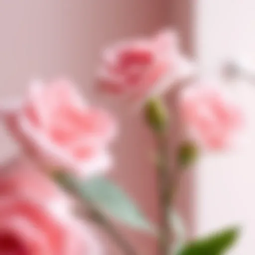 Aesthetic shades of pink blending together