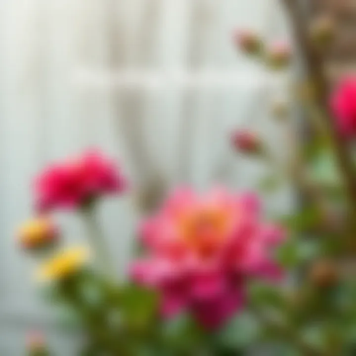 Guide to Effective Pruning Techniques Diagram showing proper pruning techniques on flowers