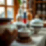 Creative ceramic projects displayed elegantly