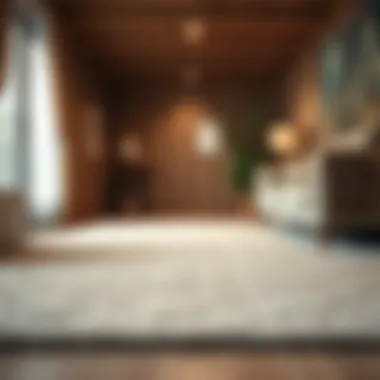 A spotless carpet after proper cleaning techniques