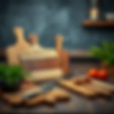 Creative DIY projects featuring cutting boards as central elements.