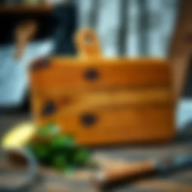 A well-maintained wooden cutting board showing signs of care and longevity.