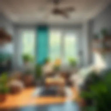 A clean and organized living space free of pests