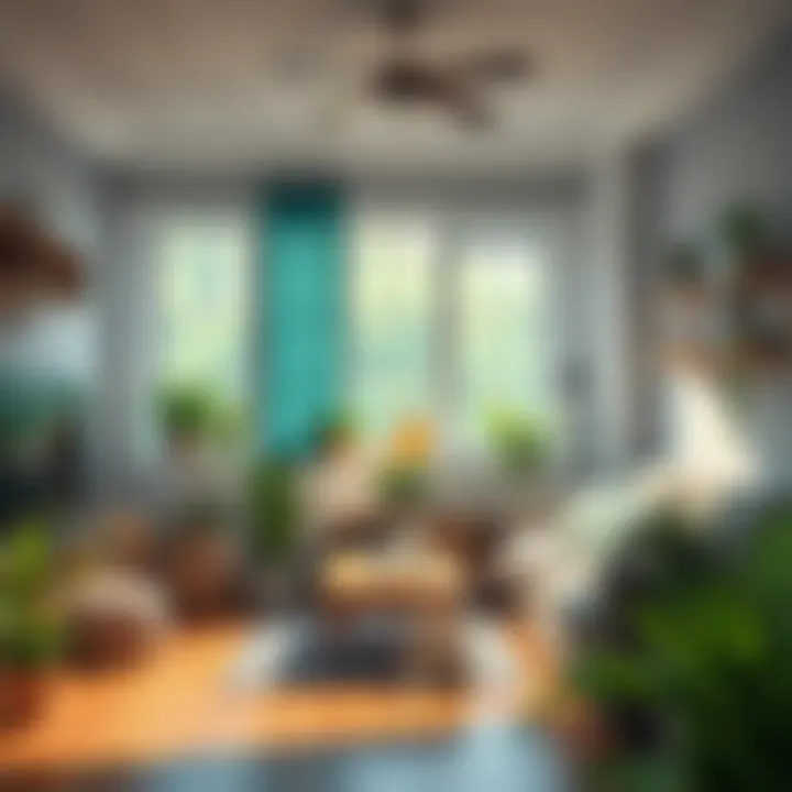 A clean and organized living space free of pests