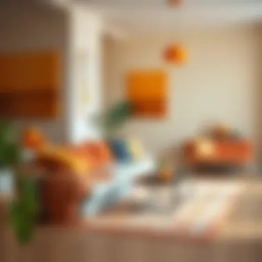 Mood effects of orange tones in decor