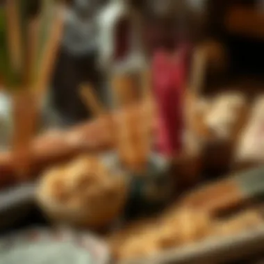 Variety of incense types arranged aesthetically