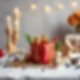 Thoughtful gift arrangement showcasing creativity