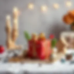 Thoughtful gift arrangement showcasing creativity