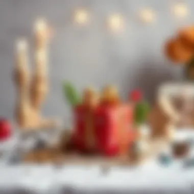 Thoughtful gift arrangement showcasing creativity