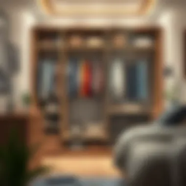 Maximizing wardrobe space efficiently